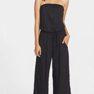 Hard Tail Black Strapless Jumpsuit